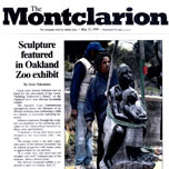montclarion: sculpture featured in oakland zoo exhibit